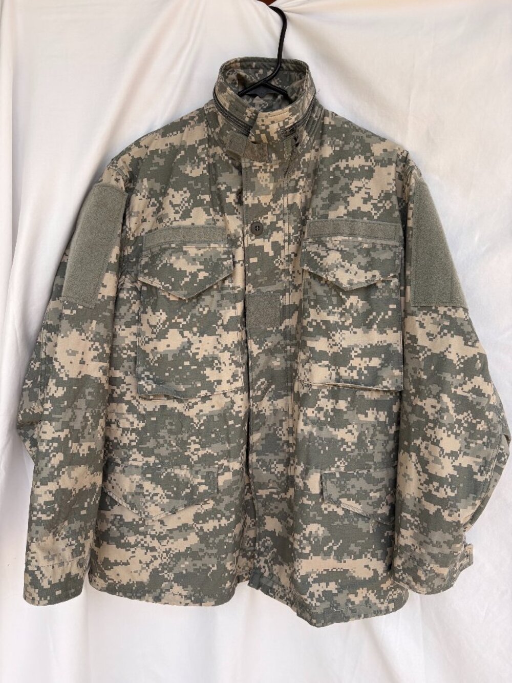 Authentic U.S. Army ACU Cold Weather Field Coat Small Short